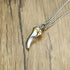 Collier Loup à Pendentif (Acier)
